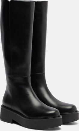 Gianvito Rossi Hiro leather mid-calf boots