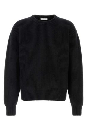 Jil Sander Black Knitted Sweaters
