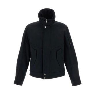 Dries Van Noten Gestructureerd Bomberjack - Heren - Jassen - Zwart - Maat: L