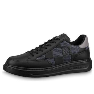 Louis Vuitton LV Beverly Hills Sneakers BlackcPlaid 1AA5JL