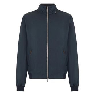 Moorer Light Jackets, male, Blue, Size: 4XL Nunzioam Zip Jacket