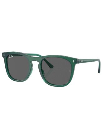 Ray-Ban RB2210 Vierkante Zonnebril, Groen