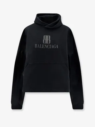 Balenciaga Felpa Cropped in cotone - BALENCIAGA - gender_Woman