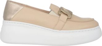 Wonders Stijlvolle dames loafer sleehak - Dames - Sleehakken - Beige - 41 EU - Schoenen