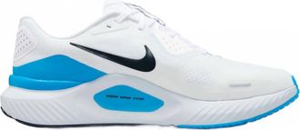 Nike Mens Structure 26 Road Running Shoes In White Blue Hero Pure Platinum Black