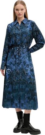 Desigual Dames, Jurken, Blauw, Maat: XS Viscose