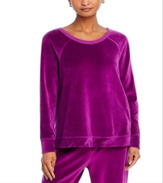 Wilt Velour Raglan Sweatshirt Pink