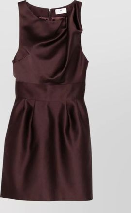 Elisabetta Franchi draped sleeveless mini dress