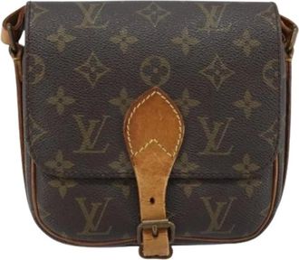 Louis Vuitton Pre-owned Cross Body Bags, female, Brown, Size: ONE SIZE Pre-owned Cartouchiere Handbag