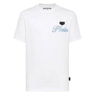 Philipp Plein Camiseta Cuello Redondo Manga Corta - Tops - Hombre - Blanco - 4XL