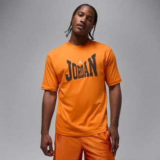 Nike Jordan Mens Jordan Brooklyn T-Shirt in Orange | HV3894-805