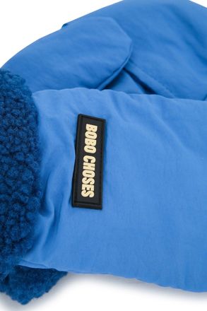 Bobo Choses Boys Choses Mittens Blue Cotton Glove