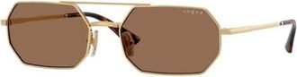 Vogue Eyewear Vo 4329S Zonnebrillen - Dames - Zonnebrillen - Geel - 55 MM - Accessoires