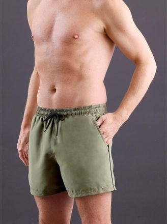Feel Good Badeshorts FEEL GOOD, Damen, Gr. 10, Normalgr&ouml;ssen, gr&uuml;n (khaki), Polyester, Badehosen Badeshorts