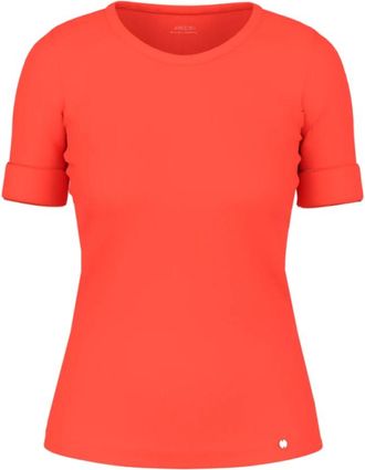 Marc Cain Dames, Tops, Rood, Maat: XS Katoen