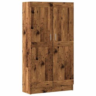 Berkfield Home Book Cabinet Old Wood 82.5x30.5x150 cm Engineered Wood in Brown