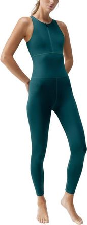 Born Living Yoga Corpo Performance Sport Jumpsuit in Deep Green at Nordstrom, Size X-Large Eu