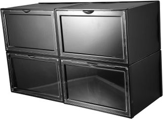 OEM Cajas Para Zapatos De Baloncesto De 4 Piezas, Contenedor De Almacenamiento De Zapatos, Caja Organizadora