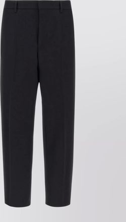 Jil Sander wool cropped tapered trousers