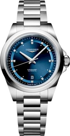 Longines Conquest - Dames - Horloges - Blauw - ONE Size - Accessoires