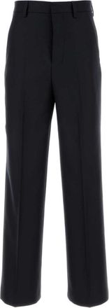 Ami Navy Blue Wide Trouser
