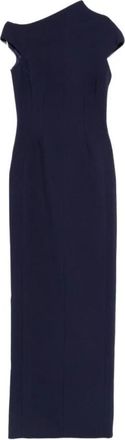 Solace London Arion Maxi Jurk - Dames - Feestkleedjes - Blauw - M - Polyester - Kleedjes