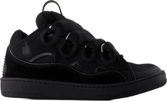Lanvin Curb Sneakers - Dames - Sneakers - Zwart - 36 EU - Leer - Schoenen