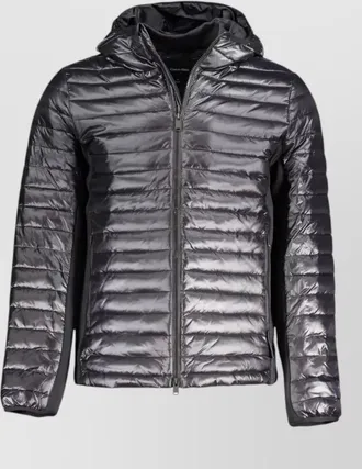 Calvin Klein nylon quilted hooded padded coat
