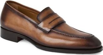 Bruno Magli Emilio Penny Loafer in Taupe Calf at Nordstrom, Size 11.5