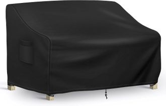 No Brand Telo Di Copertura Doppio Impermeabile Per Divano Da Esterno Con Fori Di Ventilazione E Maniglie, 137 Cm Di Larghezza X 94 Cm Di Profondit&agrave; X 89 Cm Di 