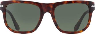 Persol Green Square Unisex Sunglasses PO3306S 24/31 55