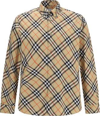 Burberry Roan Check Cotton Flannel Shirt