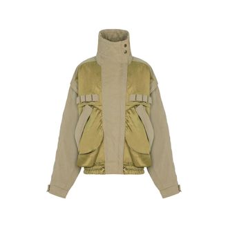 Balmain Cotton And Twill Bomber Jacket