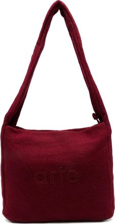 Arte embroidered-logo tote bag