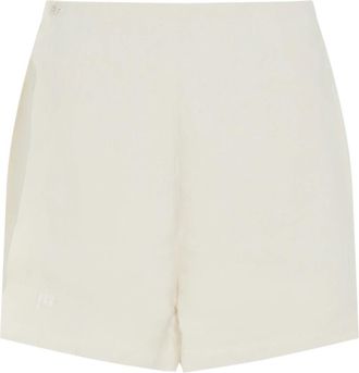 PANGAIA Summer Linen Wrap Shorts - Dames - Bermuda - Wit - M - Linnen - Korte Broeken