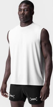 ASRV 3D Lite 2.0 Lycra Relaxed Cutoff Tank in White at Nordstrom, Size Large