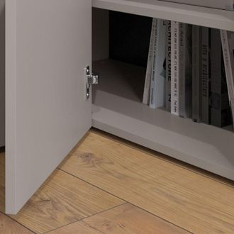 Vicco Aparador Wido, Gris, 80 X 50 Cm Con Puerta, Vicco