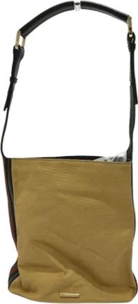 Gucci Pre-owned Shoulder Bags, female, Beige, Size: ONE SIZE Pre-owned Leather gucci-bags