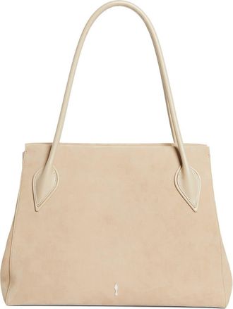 Christian Louboutin Large Nubuck Leather East/West Tote in F702 Saharienne at Nordstrom