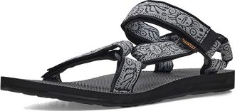 Teva Original Universal Mens Sandals Windy Summer Black/Grey : 11 D - Medium, Synthetic/Textile