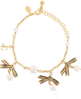 Jimmy Choo London Armband met bedels - Dames - Armbanden - Geel - ONE Size - Accessoires