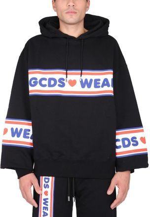 GCDS cute Tape Logo Sweatshirt