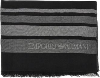 Emporio Armani Viscose and modal-blend scarf Man One Size
