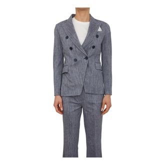 Circolo 1901 Blazers, female, Blue, Size: XS Giacca Blu