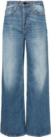 Frame Denim The 1978 straight-leg jeans - women - Recycled Cotton/Regenerative Cotton - 28 - Blue