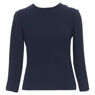 Ralph Lauren Collection viscose crepe sleeve top