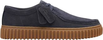 Clarks Stijlvolle Schoenen voor elke gelegenheid - Heren - Veterschoenen - Blauw - 42 EU - Schoenen
