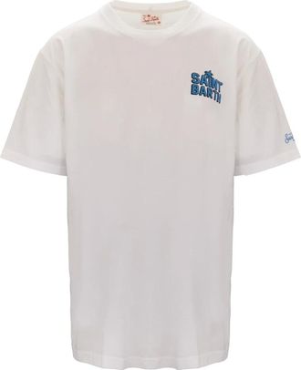 MC2 Saint Barth T-Shirts, male, White, Size: 3XL T-Shirts