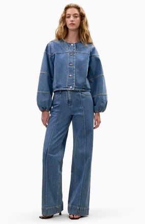 Rebecca Taylor Dax Denim Jacket in Dax Wash at Nordstrom, Size X-Large
