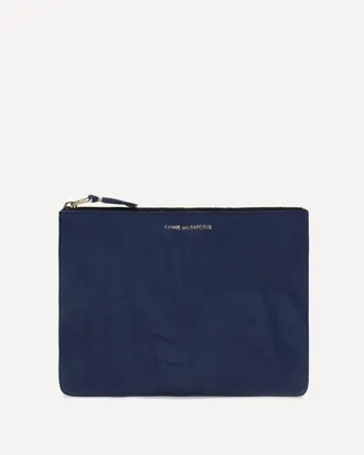 Comme Des Gar&ccedil;ons Vintage-effect leather Pouch Male UNI